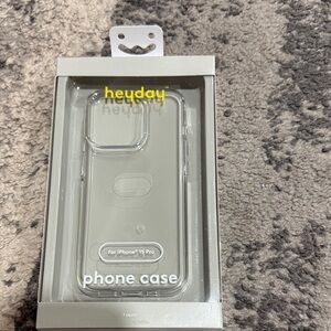 Heyday Transparent Phone Case for iPhone 15 Pro